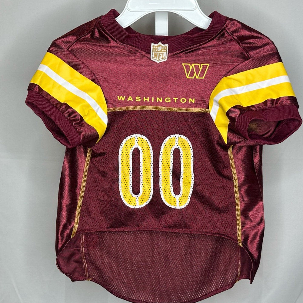 Washington Burgundy and Yellow Dog Jersey